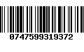 Código de Barras 0747599319372