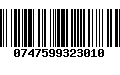 Código de Barras 0747599323010