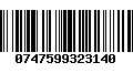 Código de Barras 0747599323140