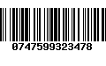 Código de Barras 0747599323478
