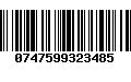 Código de Barras 0747599323485