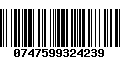 Código de Barras 0747599324239
