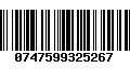 Código de Barras 0747599325267
