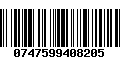Código de Barras 0747599408205