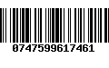 Código de Barras 0747599617461