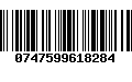Código de Barras 0747599618284