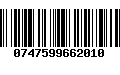 Código de Barras 0747599662010