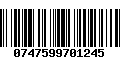 Código de Barras 0747599701245