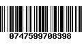 Código de Barras 0747599708398