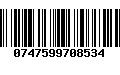 Código de Barras 0747599708534