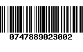 Código de Barras 0747889023002