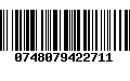 Código de Barras 0748079422711