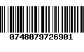 Código de Barras 0748079726901