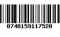 Código de Barras 0748159117520