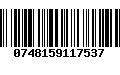 Código de Barras 0748159117537