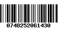 Código de Barras 0748252061430