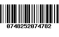 Código de Barras 0748252074782