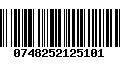 Código de Barras 0748252125101