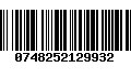 Código de Barras 0748252129932