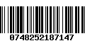 Código de Barras 0748252187147