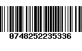 Código de Barras 0748252235336