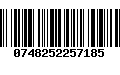 Código de Barras 0748252257185