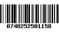 Código de Barras 0748252501158