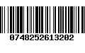 Código de Barras 0748252613202