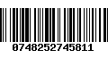 Código de Barras 0748252745811