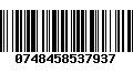 Código de Barras 0748458537937