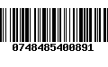 Código de Barras 0748485400891