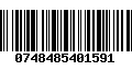 Código de Barras 0748485401591