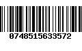 Código de Barras 0748515633572