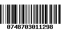 Código de Barras 0748703011298