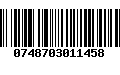 Código de Barras 0748703011458