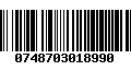 Código de Barras 0748703018990