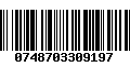 Código de Barras 0748703309197