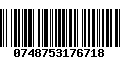 Código de Barras 0748753176718