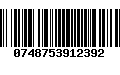 Código de Barras 0748753912392