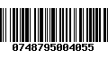 Código de Barras 0748795004055