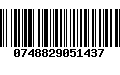 Código de Barras 0748829051437