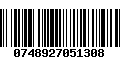 Código de Barras 0748927051308
