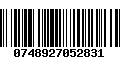 Código de Barras 0748927052831