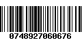Código de Barras 0748927060676