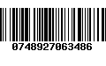 Código de Barras 0748927063486