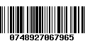 Código de Barras 0748927067965