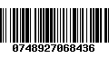 Código de Barras 0748927068436