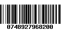 Código de Barras 0748927968200