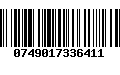 Código de Barras 0749017336411