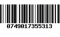 Código de Barras 0749017355313